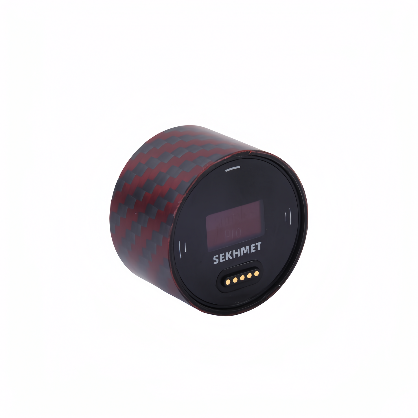 Carbon Fiber Pressure Gauge Cover-Burgundy