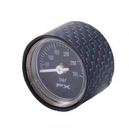 Carbon Fiber Pressure Gauge Cover-Sapphire