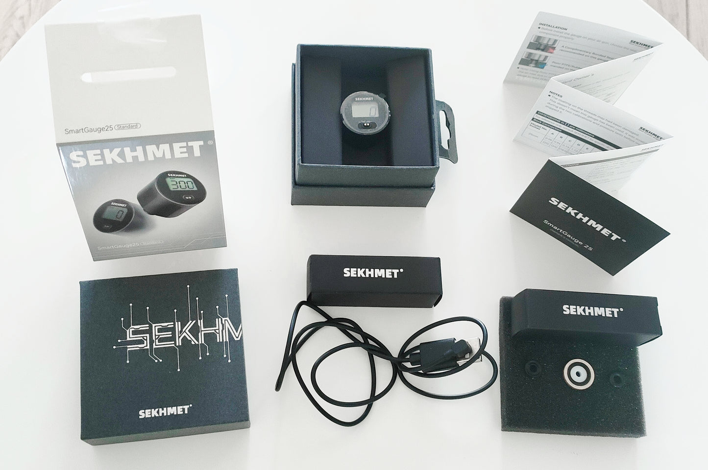 「1/8 BSPP thread」Gen-2 25mm Std Sekhmet Digital Pressure Gauge 300 bar 1/8 BSPP thread