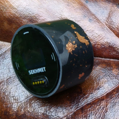 Carbon Fiber Pressure Gauge Cover-Sprinkle Salmon