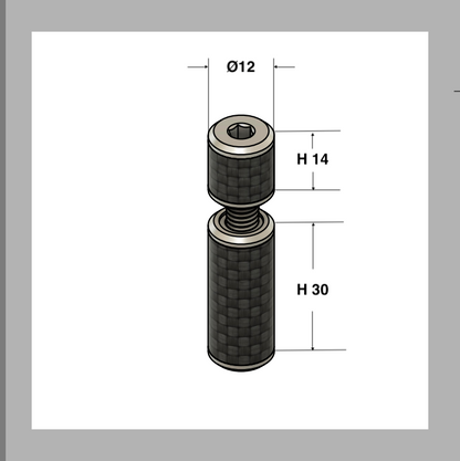 Carbon Fiber Cocking Handle & Side Lever for Airgun Technology