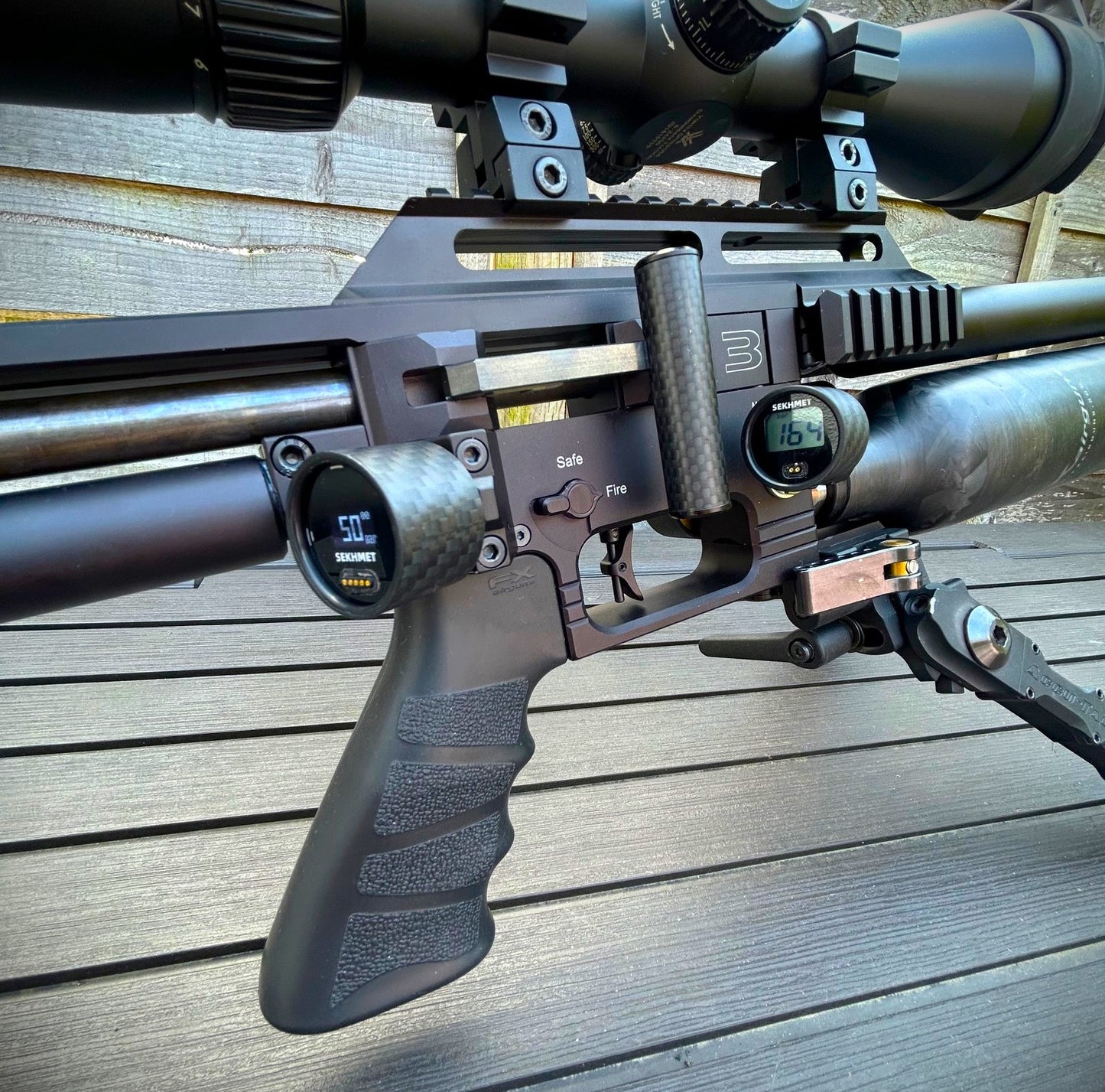 Carbon Fiber Cocking Handle & Side Lever for FX Airguns