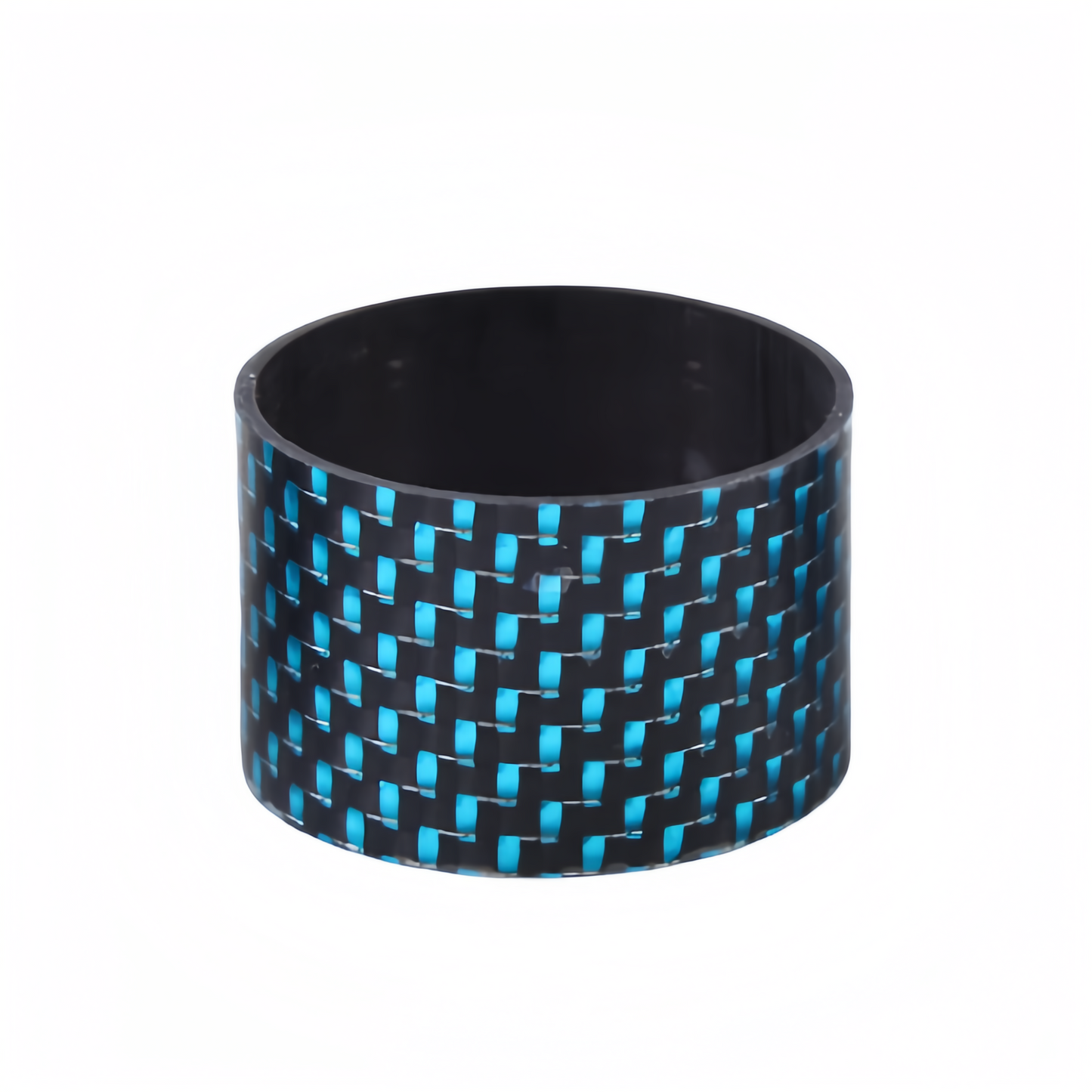 Carbon Fiber Pressure Gauge Cover-Aquamarine