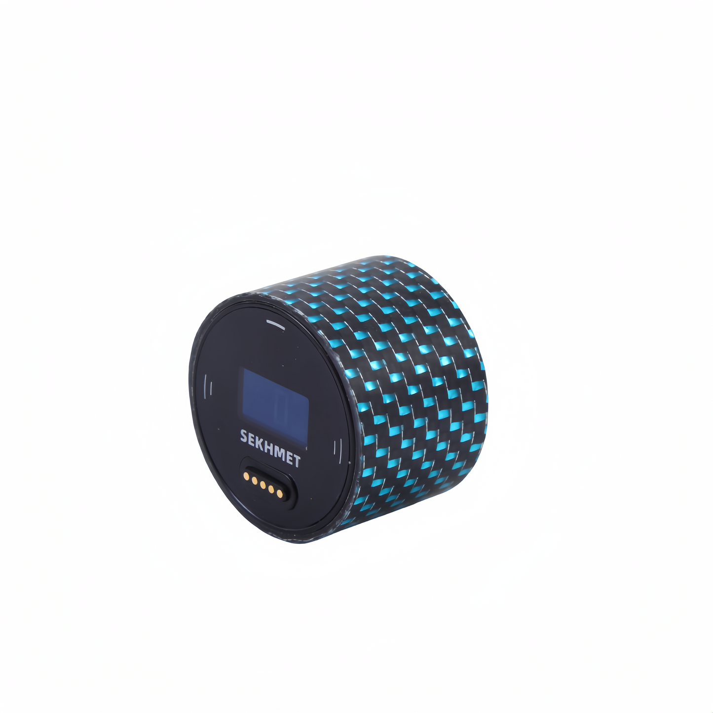 Carbon Fiber Pressure Gauge Cover-Aquamarine