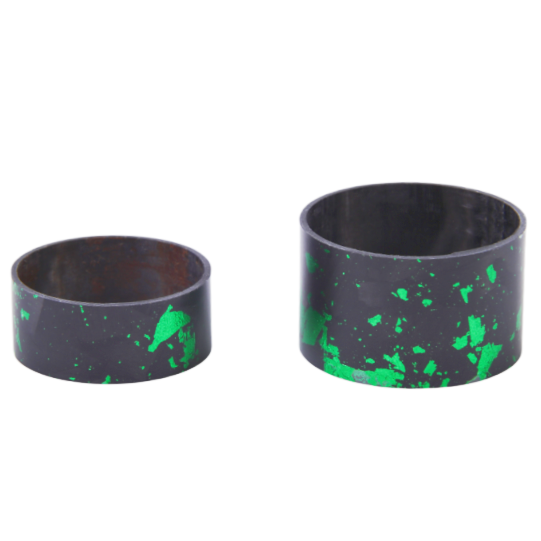 Carbon Fiber Pressure Gauge Cover-Sprinkle Green