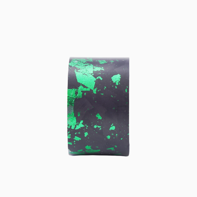 Carbon Fiber Pressure Gauge Cover-Sprinkle Green